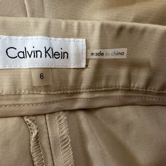 Calvin Klein Luxe Stretch Slim-Leg Pants - Picture 4 of 7